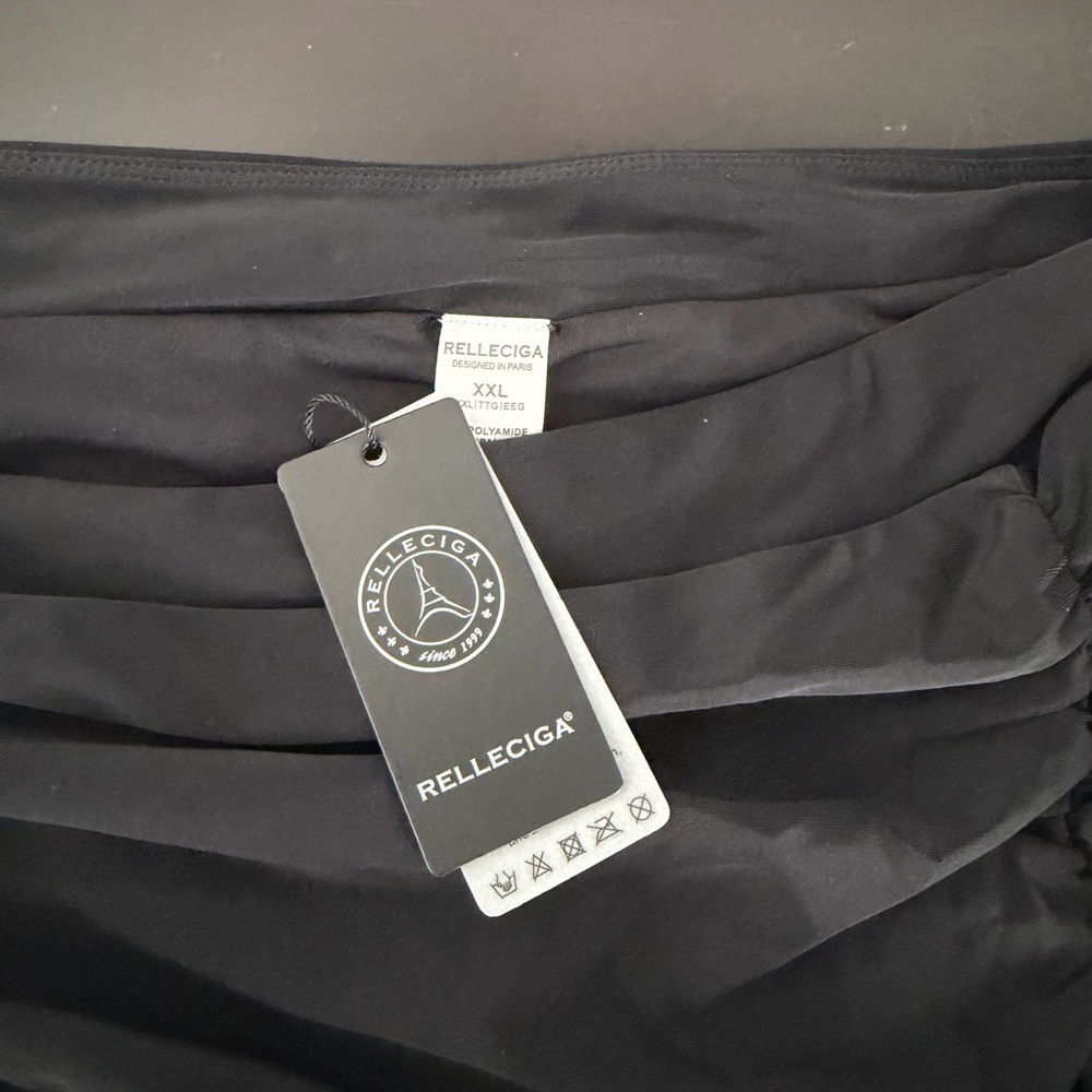 RELLECIGA Black Ruched Bikini Bottom - Picture 5 of 5
